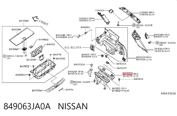  849063JA0A Nissan/Infiniti