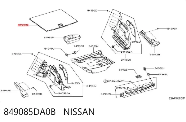  849085DA0B Nissan/Infiniti