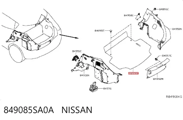  849085SA0A Nissan/Infiniti