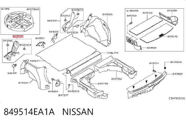  849514EA1A Nissan/Infiniti