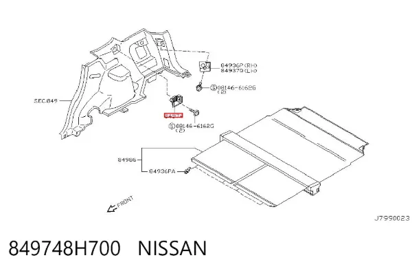  849748H700 Nissan/Infiniti