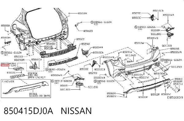  850415DJ0A Nissan/Infiniti
