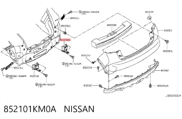  852101KM0A Nissan/Infiniti