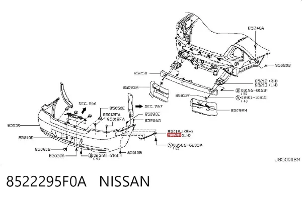  8522295F0A Nissan/Infiniti