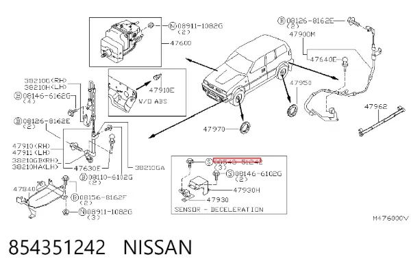  854351242 Nissan/Infiniti