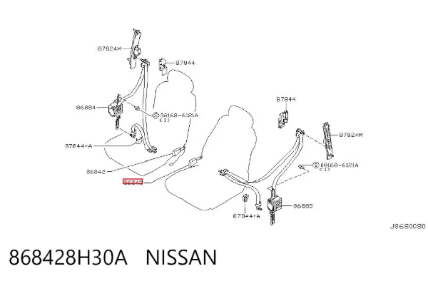  868428H30A Nissan/Infiniti