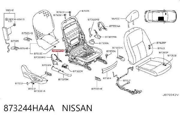 873244HA4A Nissan/Infiniti