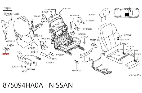  875094HA0A Nissan/Infiniti