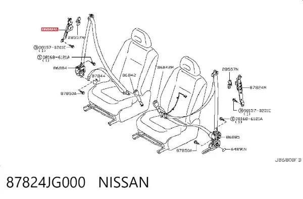  87824JG000 Nissan/Infiniti
