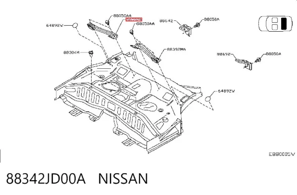  88342JD00A Nissan/Infiniti