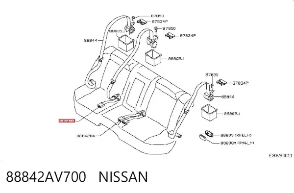  88842AV700 Nissan/Infiniti