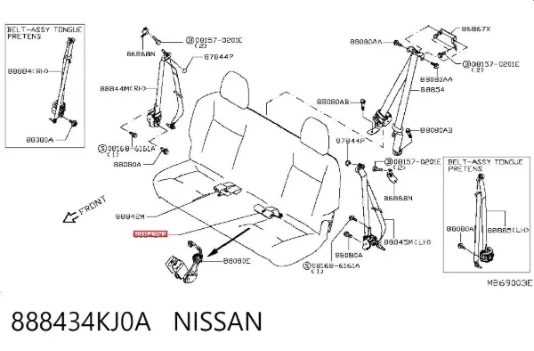  888434KJ0A Nissan/Infiniti