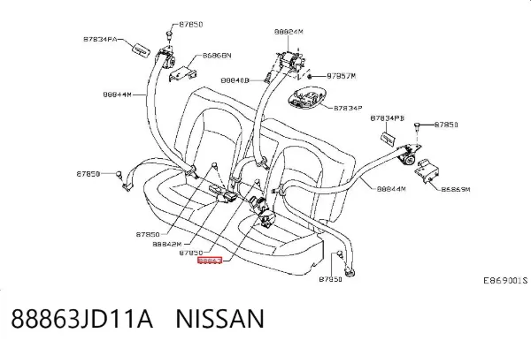  88863JD11A Nissan/Infiniti