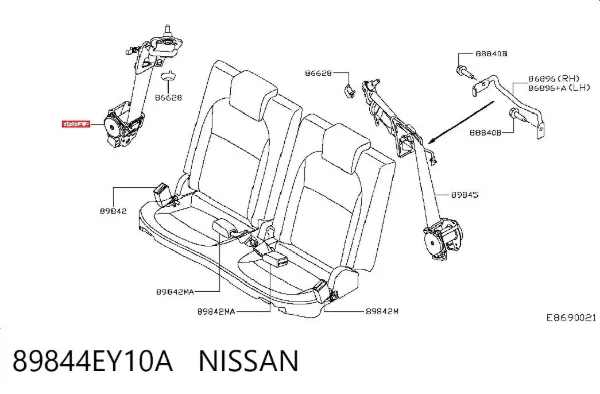  89844EY10A Nissan/Infiniti