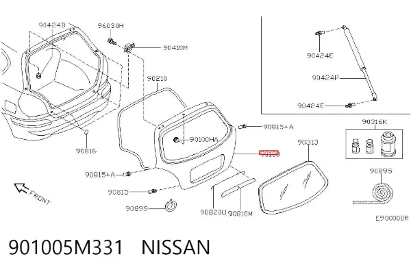 Ляда 901005M331 Nissan/Infiniti