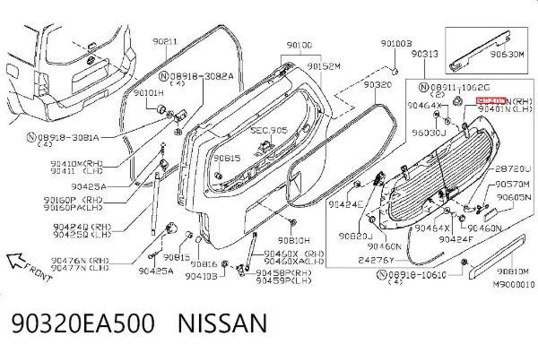  90320EA500 Nissan/Infiniti
