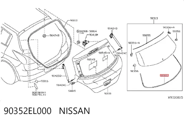  90352EL000 Nissan/Infiniti