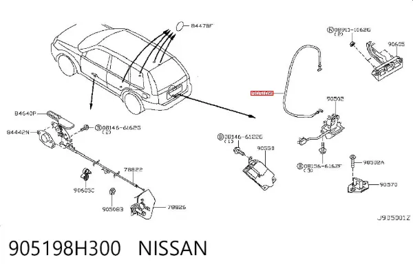  905198H300 Nissan/Infiniti