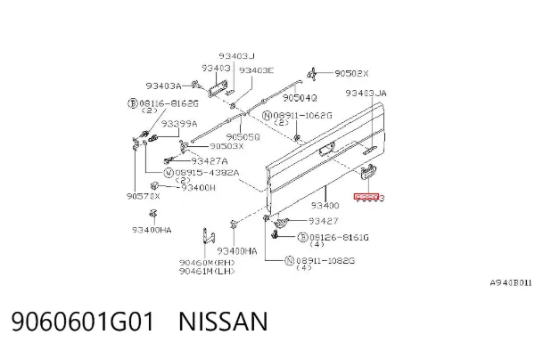  9060601G01 Nissan/Infiniti