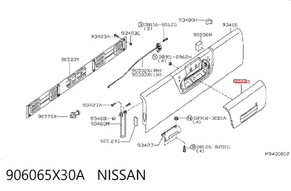  906065X30A Nissan/Infiniti