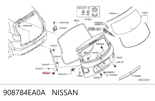  908784EA0A Nissan/Infiniti