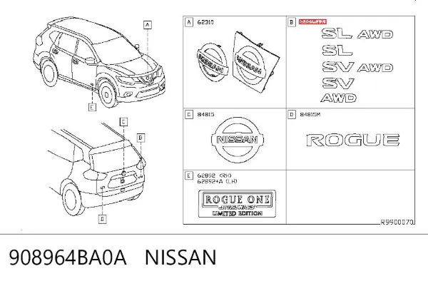  908964BA0A Nissan/Infiniti