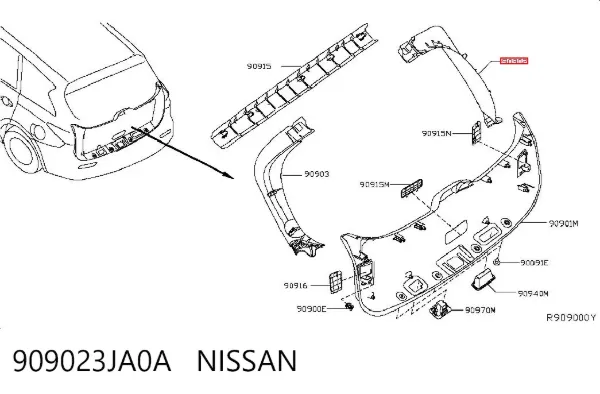  909023JA0A Nissan/Infiniti