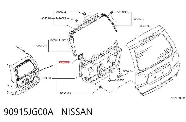  90915JG00A Nissan/Infiniti