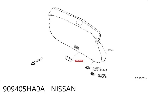  909405HA0A Nissan/Infiniti