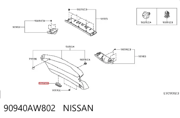  90940AW802 Nissan/Infiniti