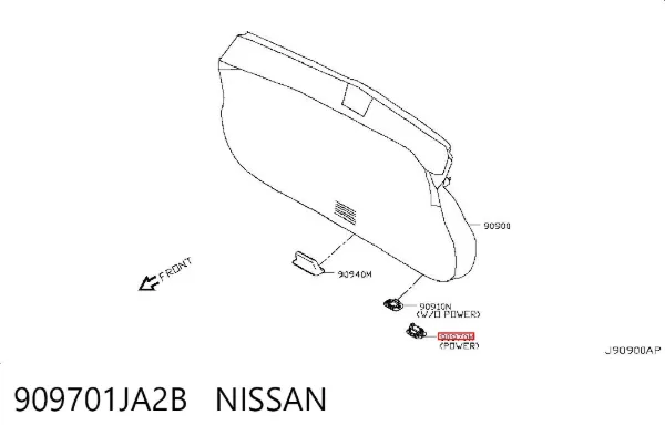  909701JA2B Nissan/Infiniti
