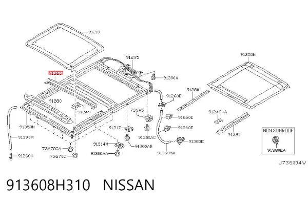  913608H310 Nissan/Infiniti