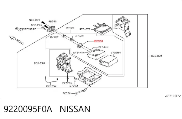  9220095F0A Nissan/Infiniti