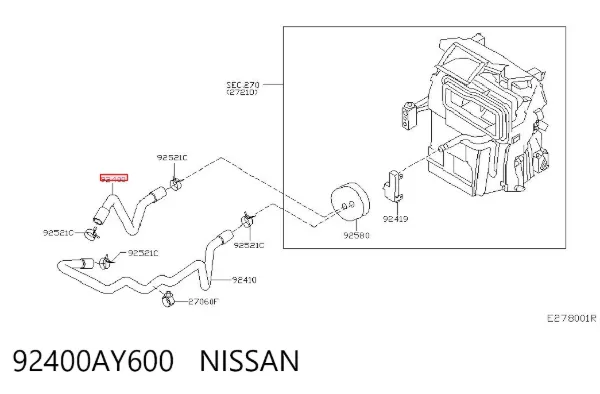  92400AY600 Nissan/Infiniti