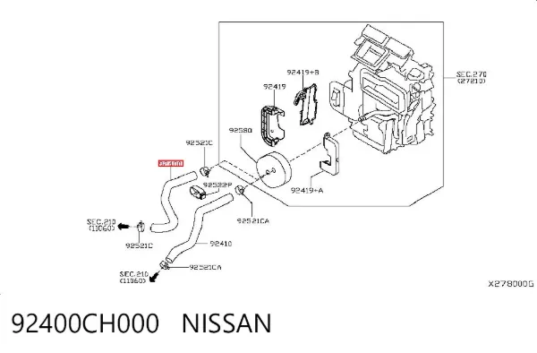  92400CH000 Nissan/Infiniti