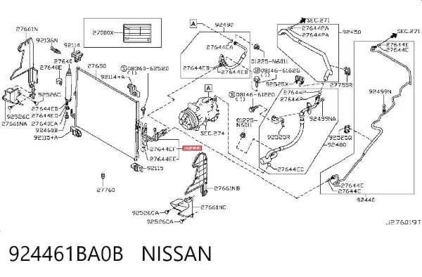  924461BA0B Nissan/Infiniti