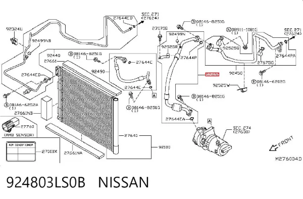  924803LS0B Nissan/Infiniti