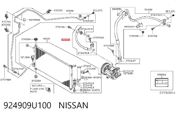  924909U100 Nissan/Infiniti