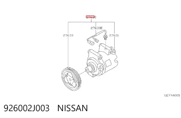 Компресор кондиціонера Nissan Almera I