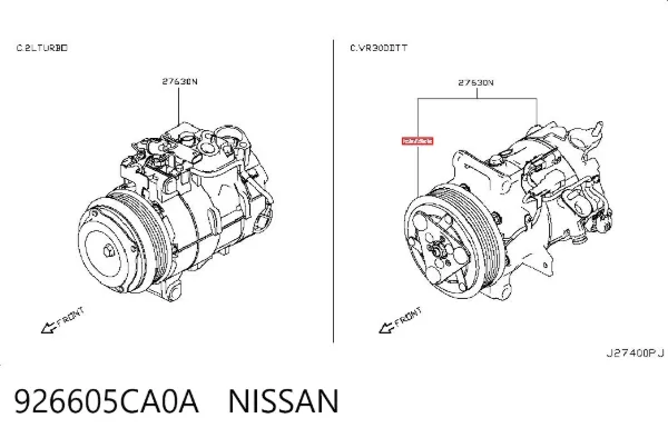  926605CA0A Nissan/Infiniti