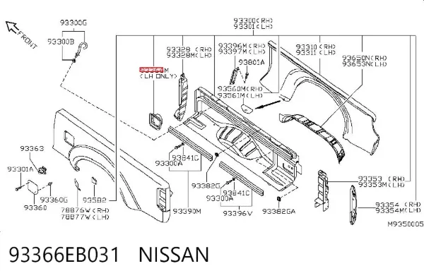  93366EB031 Nissan/Infiniti