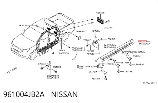  961004JB2A Nissan/Infiniti