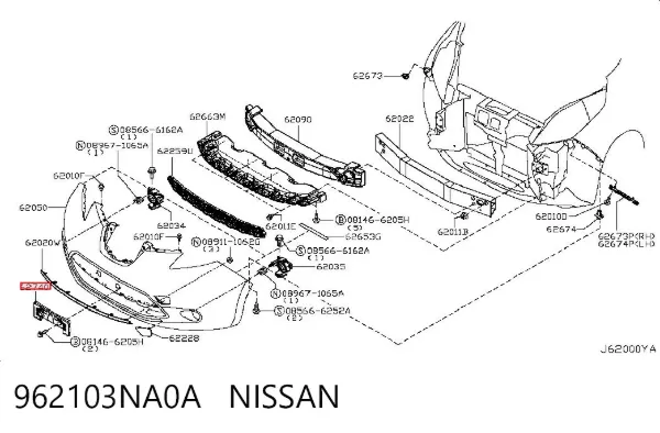  962103NA0A Nissan/Infiniti