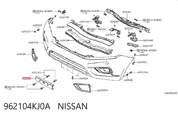  962104KJ0A Nissan/Infiniti