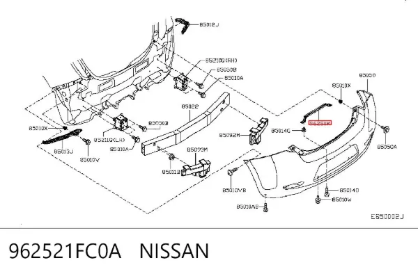  962521FC0A Nissan/Infiniti