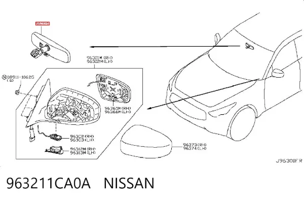  963211CA0A Nissan/Infiniti