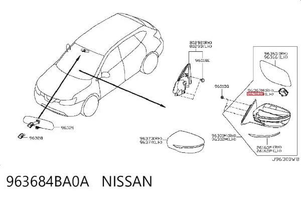  963684BA0A Nissan/Infiniti