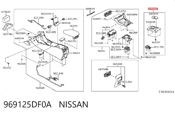  969125DF0A Nissan/Infiniti