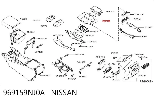  969159NJ0A Nissan/Infiniti