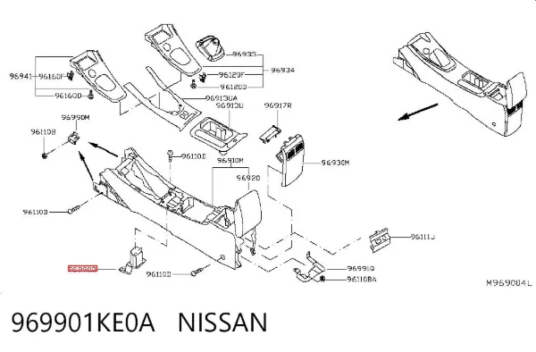  969901KE0A Nissan/Infiniti